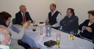 Wolfgang Stehmer beim Bürgergespräch