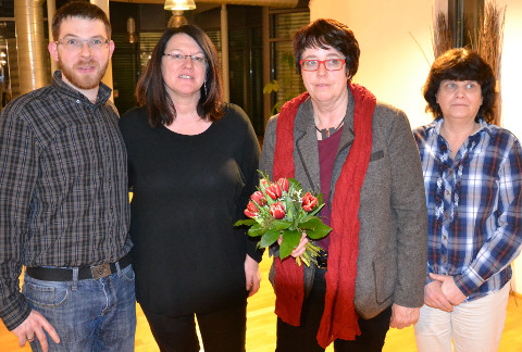 v.l.n.r.: Jens Hübner, Sibylle Appel, Elke Kogler (Hemmingen) und Kerstin Koch